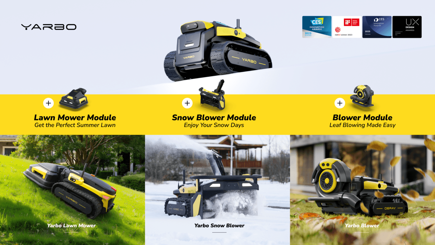 Multirobots yarbo versijas