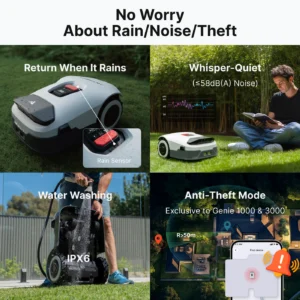 AnthBot Genie 1000 robotizētais zāles pļāvējs bez perimetra vada - Image 4